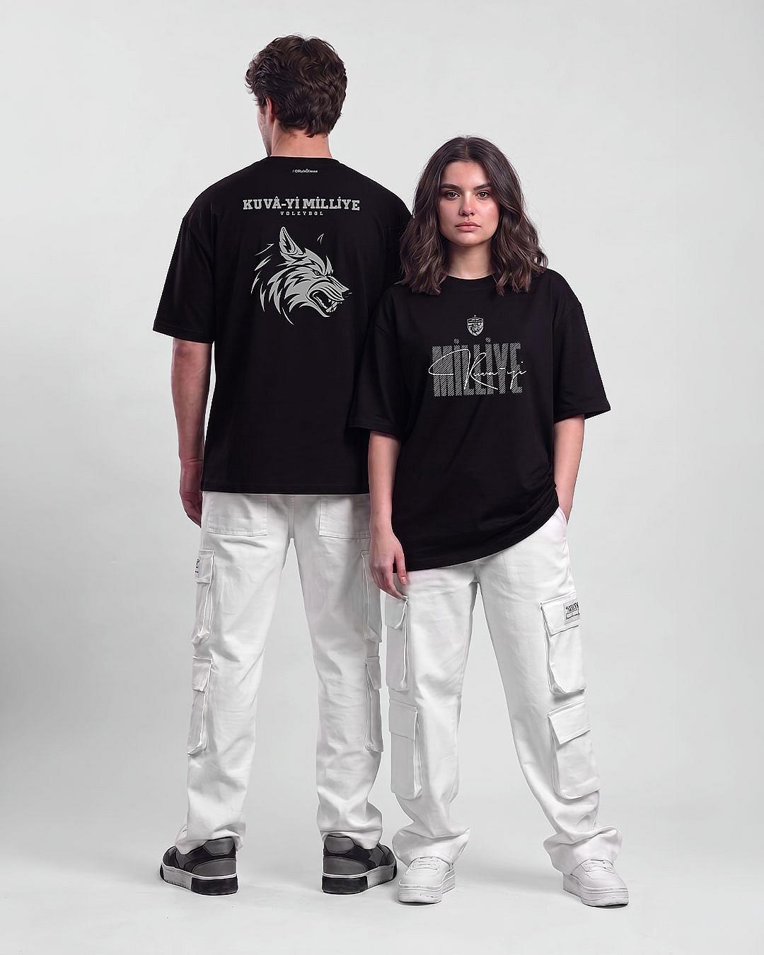 Kuvâ-yi Milliye 2024 Siyah Kurt T-Shirt
